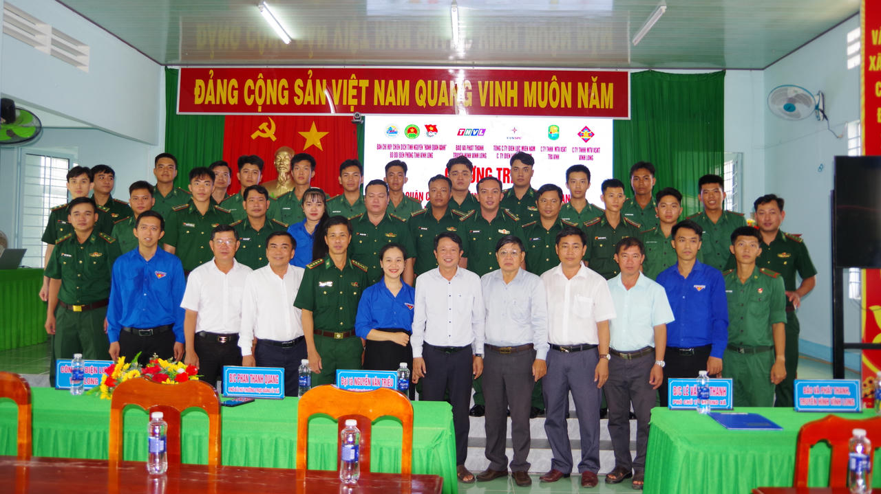 BĐBP Vĩnh Long ra quân Chiến dịch tình nguyện “Hành quân xanh” năm 2026