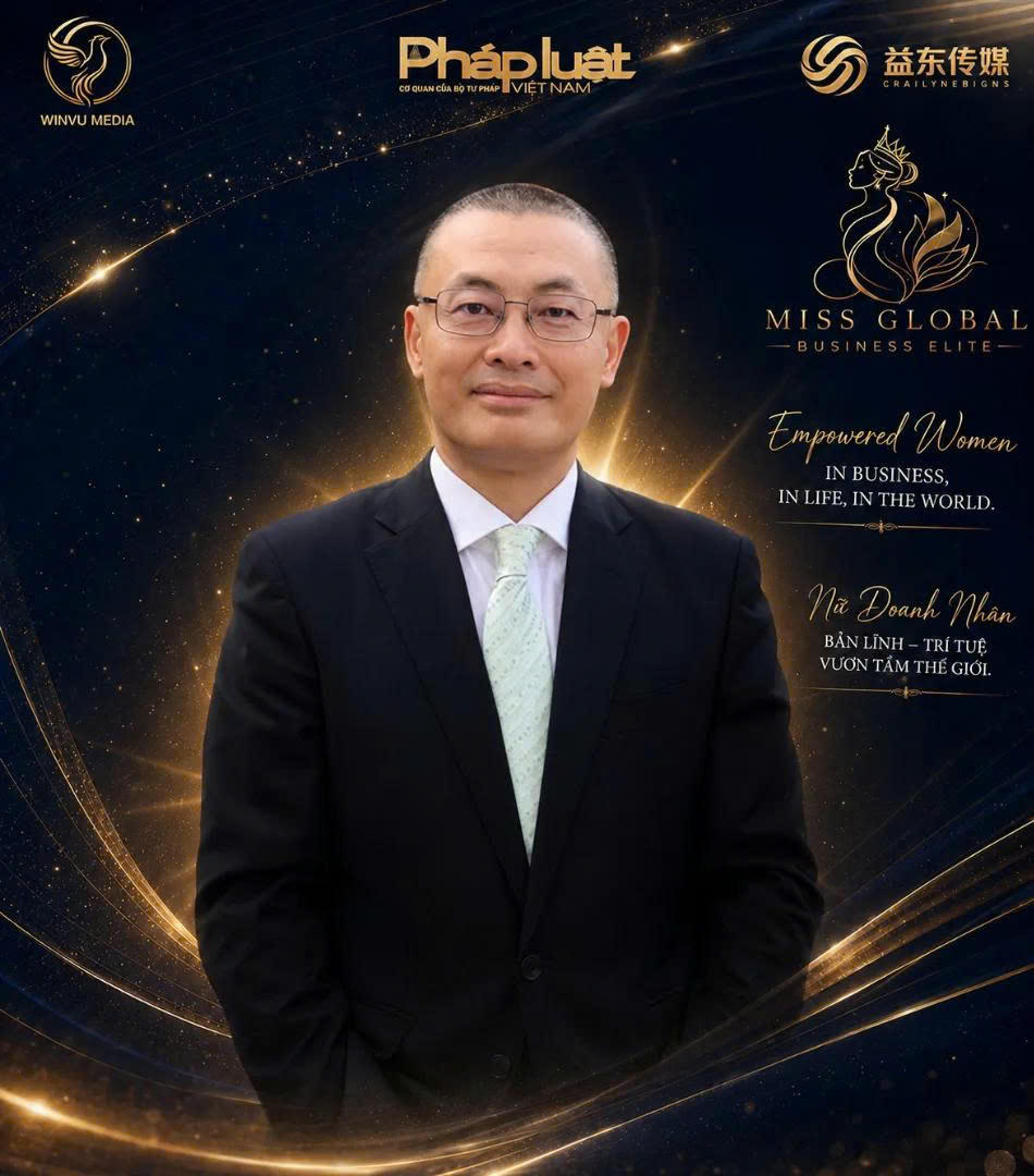 Đại sứ Vũ Quang Minh – Trưởng Ban Giám khảo Hoa hậu Doanh nhân Tinh hoa Toàn cầu 2026
