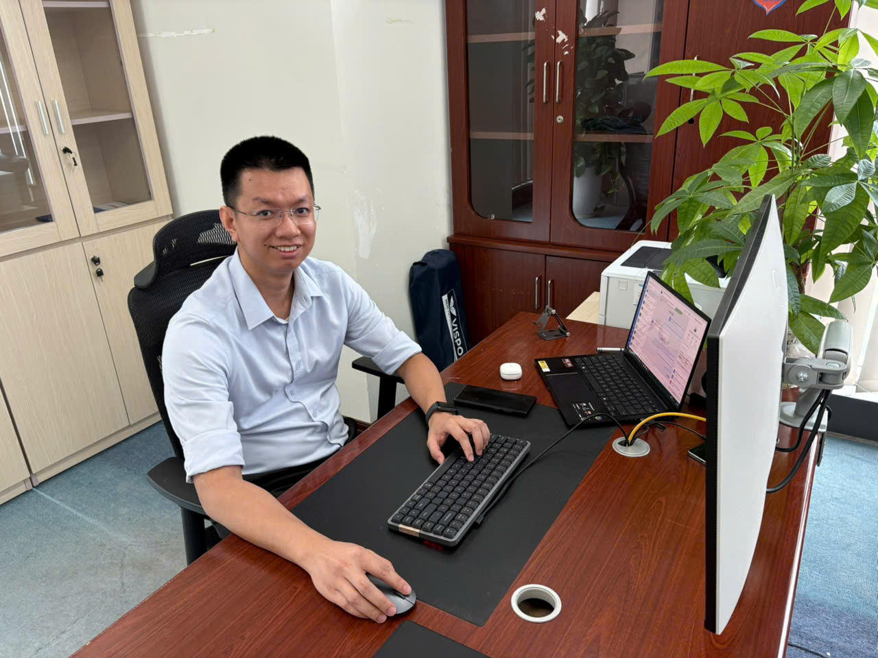 Ông Đỗ Kế Công, Giám đốc Trung tâm Sản phẩm khách hàng Tổ chức Doanh nghiệp, Tập đoàn VNPT