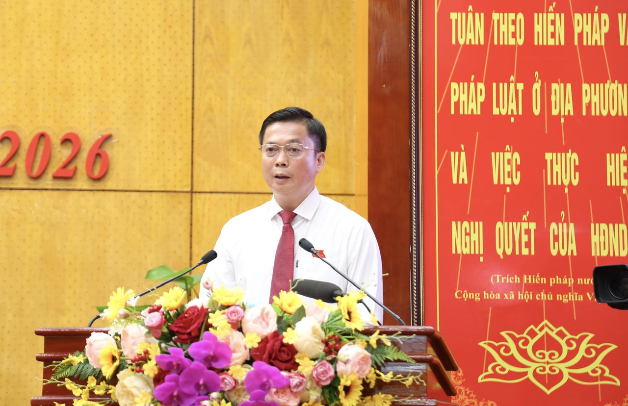 Ông Đinh Hữu Học, Phó Chủ tịch Thường trực UBND tỉnh Lạng Sơn. (Ảnh: VPLS)