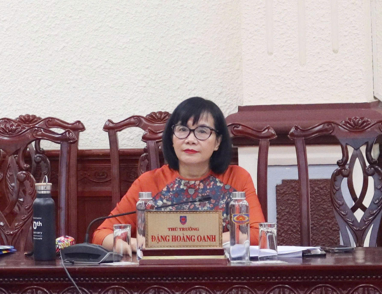 Thứ trưởng Đặng Hoàng Oanh.