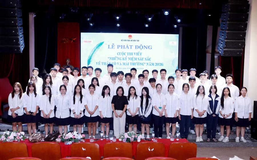 Phát động Cuộc thi viết “Những kỷ niệm sâu sắc về thầy cô và mái trường” năm 2026