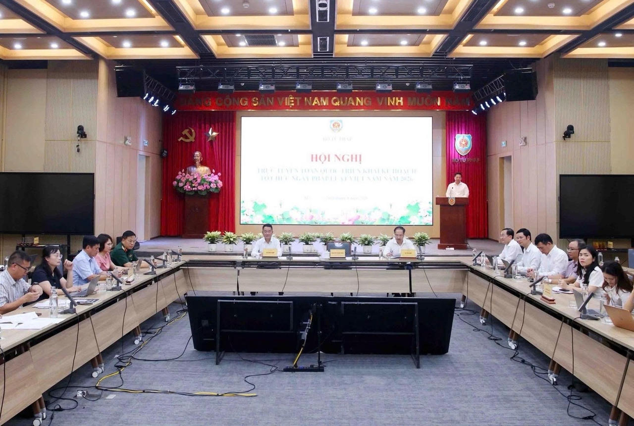 Bộ Tư pháp triển khai các hoạt động hưởng ứng Ngày Pháp luật Việt Nam 2026