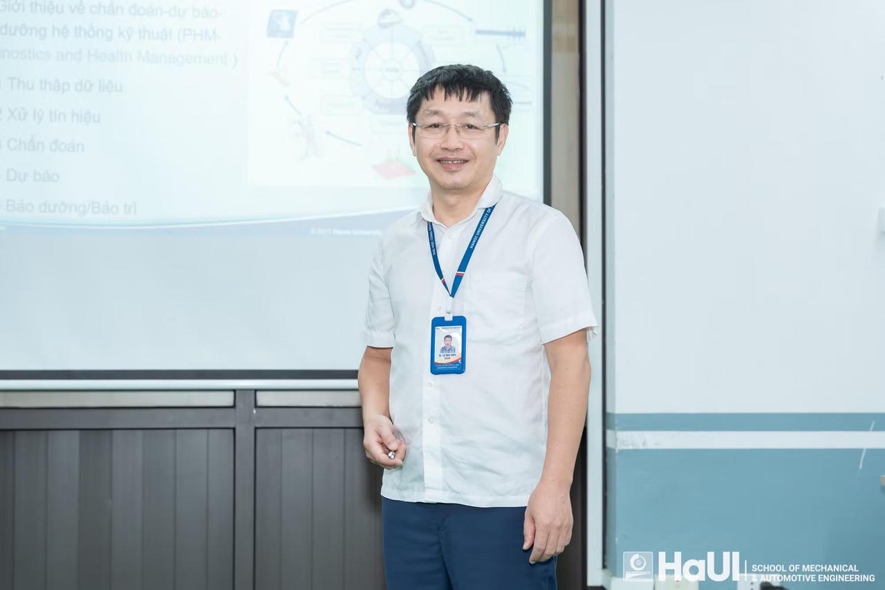 PGS.TS. Lê Đức Hiếu - Trưởng khoa Cơ khí động lực, Trường Cơ khí - Ô tô, Đại học Công nghiệp Hà Nội