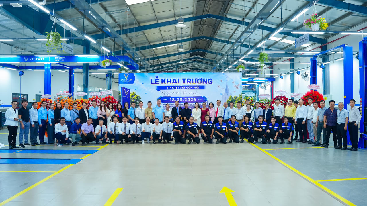 Công ty Sài Gòn Mới khai trương xưởng dịch vụ, đón đầu nhu cầu giao thông xanh tại Tây Bắc TP.HCM
