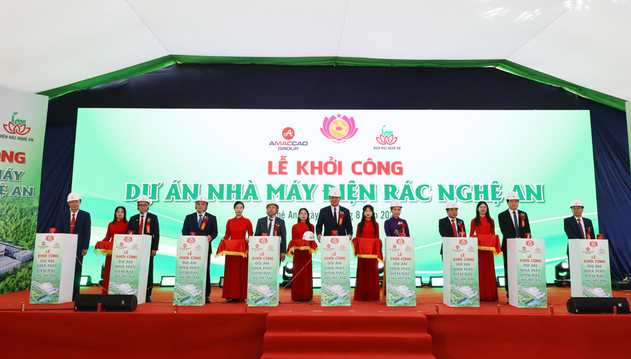 Khởi công Dự án Nhà máy điện rác lớn nhất miền Trung