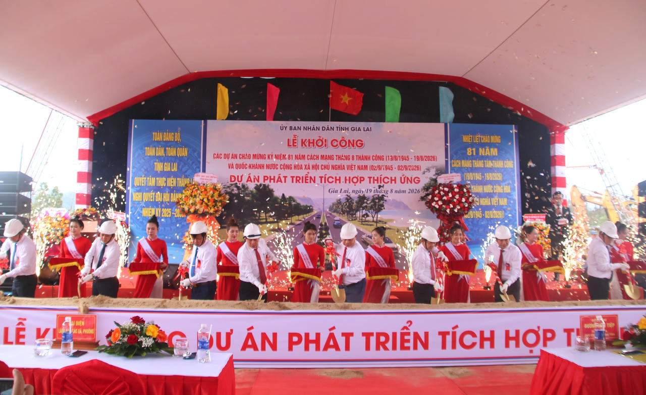 Khởi công loạt dự án tạo động lực phát triển cho Gia Lai