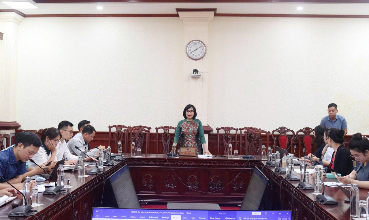 Rà soát kỹ thuật hồ sơ dự thảo Luật Dầu khí sửa đổi trước khi trình Quốc hội thông qua