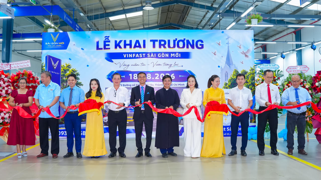 Công ty Sài Gòn Mới khai trương xưởng dịch vụ, đón đầu nhu cầu giao thông xanh tại Tây Bắc TP.HCM