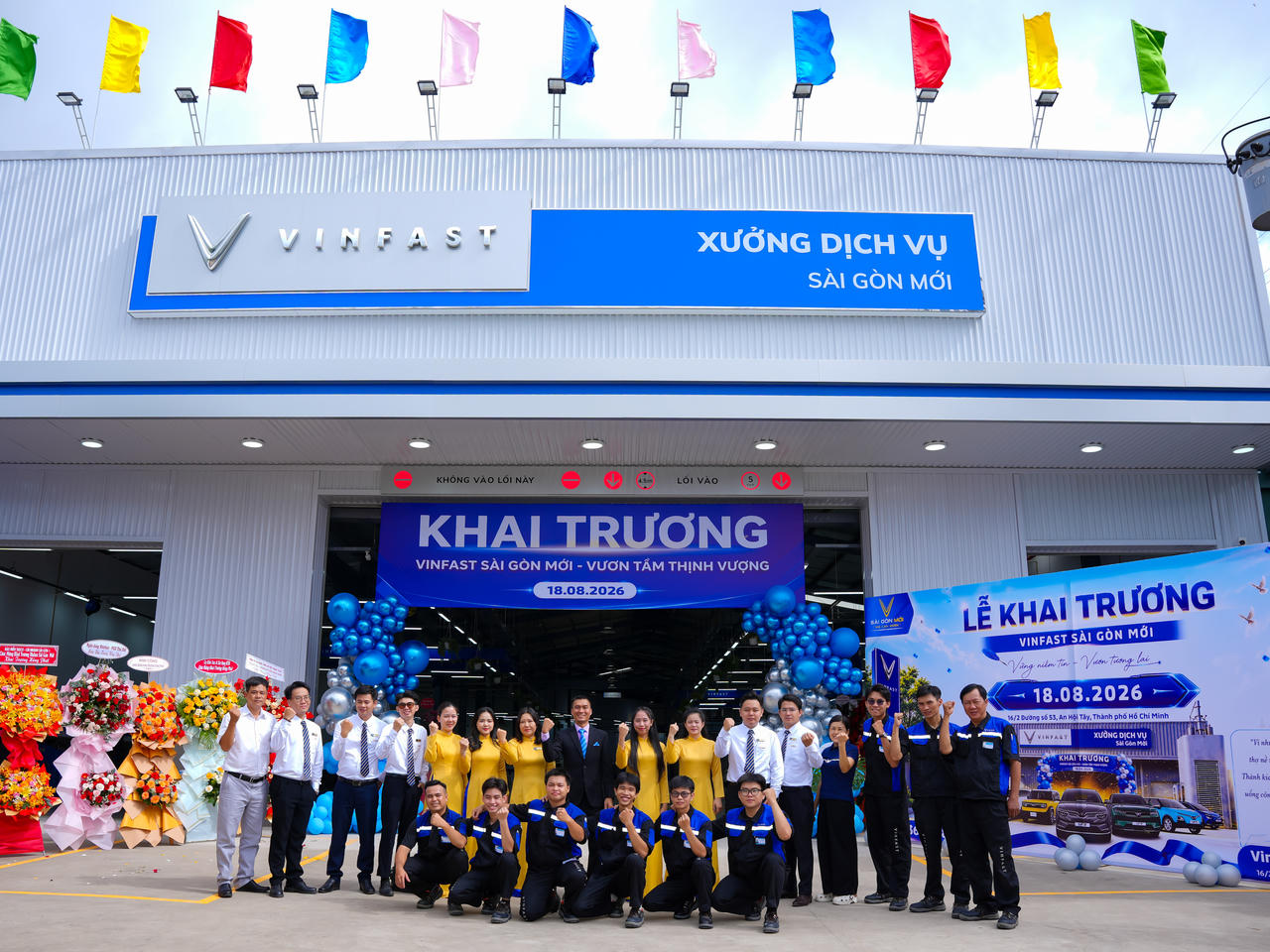 Công ty Sài Gòn Mới khai trương xưởng dịch vụ, đón đầu nhu cầu giao thông xanh tại Tây Bắc TP.HCM