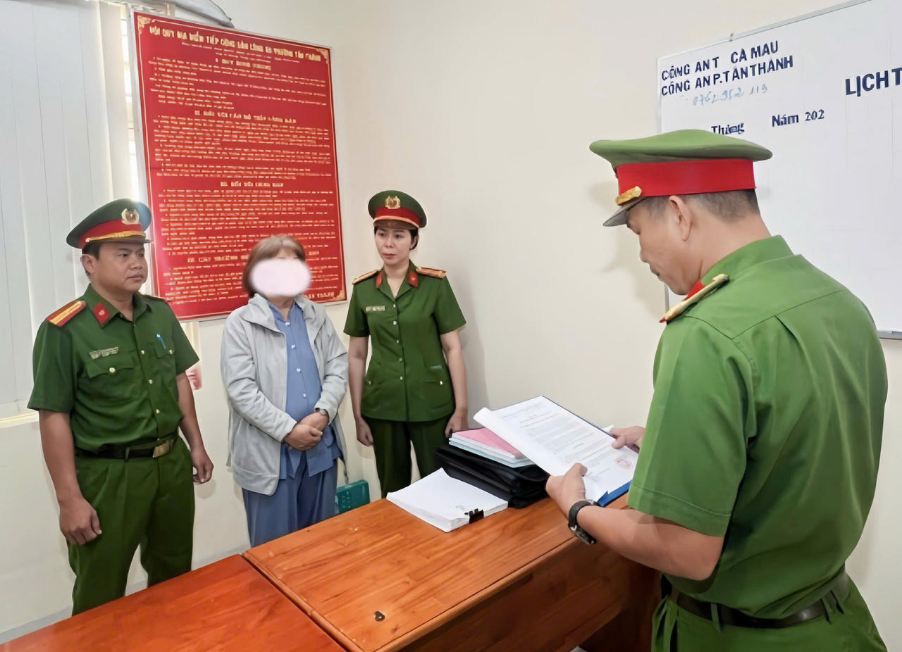 Nguyễn Thị Mỹ N. bị khởi tố về hành vi gian dối trong quản lý các dây hụi, chiếm đoạt hơn 1,3 tỷ đồng (Ảnh: TN).