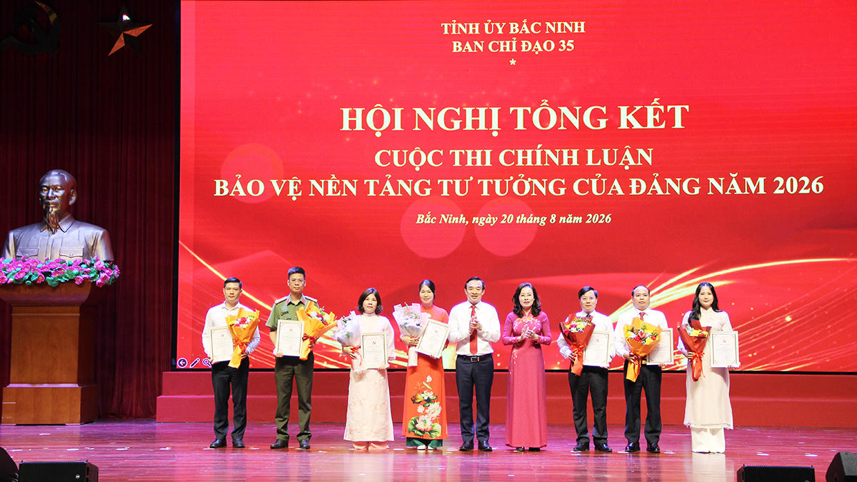 Bắc Ninh: Hơn 7.900 tác phẩm tham gia Cuộc thi chính luận bảo vệ nền tảng tư tưởng của Đảng