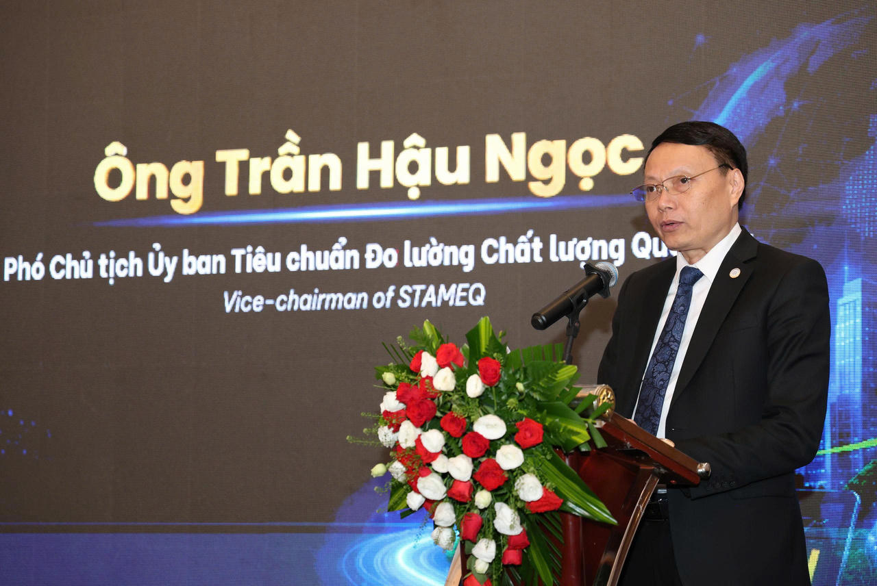 TS. Trần Hậu Ngọc, Phó Chủ tịch Ủy ban Tiêu chuẩn Đo lường Chất lượng Quốc gia, Giám đốc APO Việt Nam - ESG. (Ảnh: MST)
