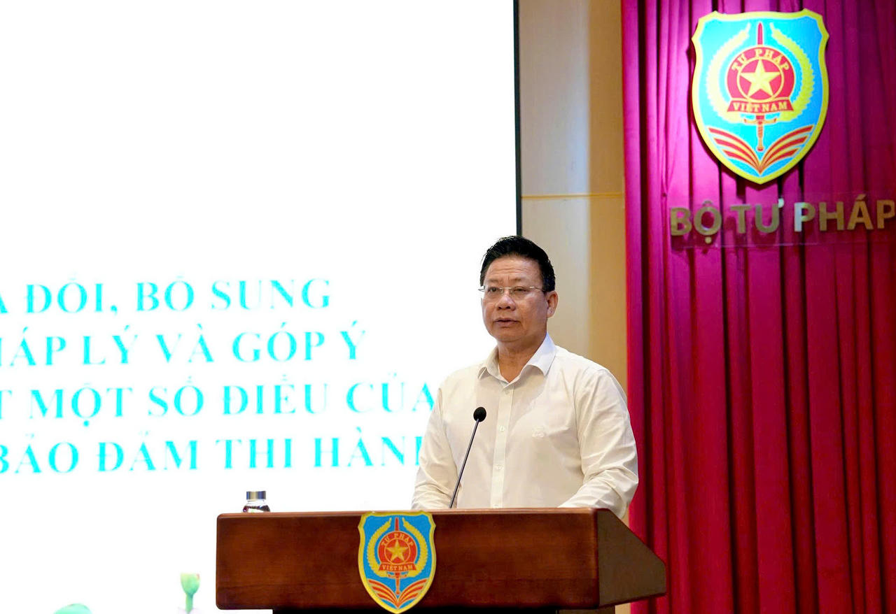 Thứ trưởng Nguyễn Thanh Ngọc phát biểu.