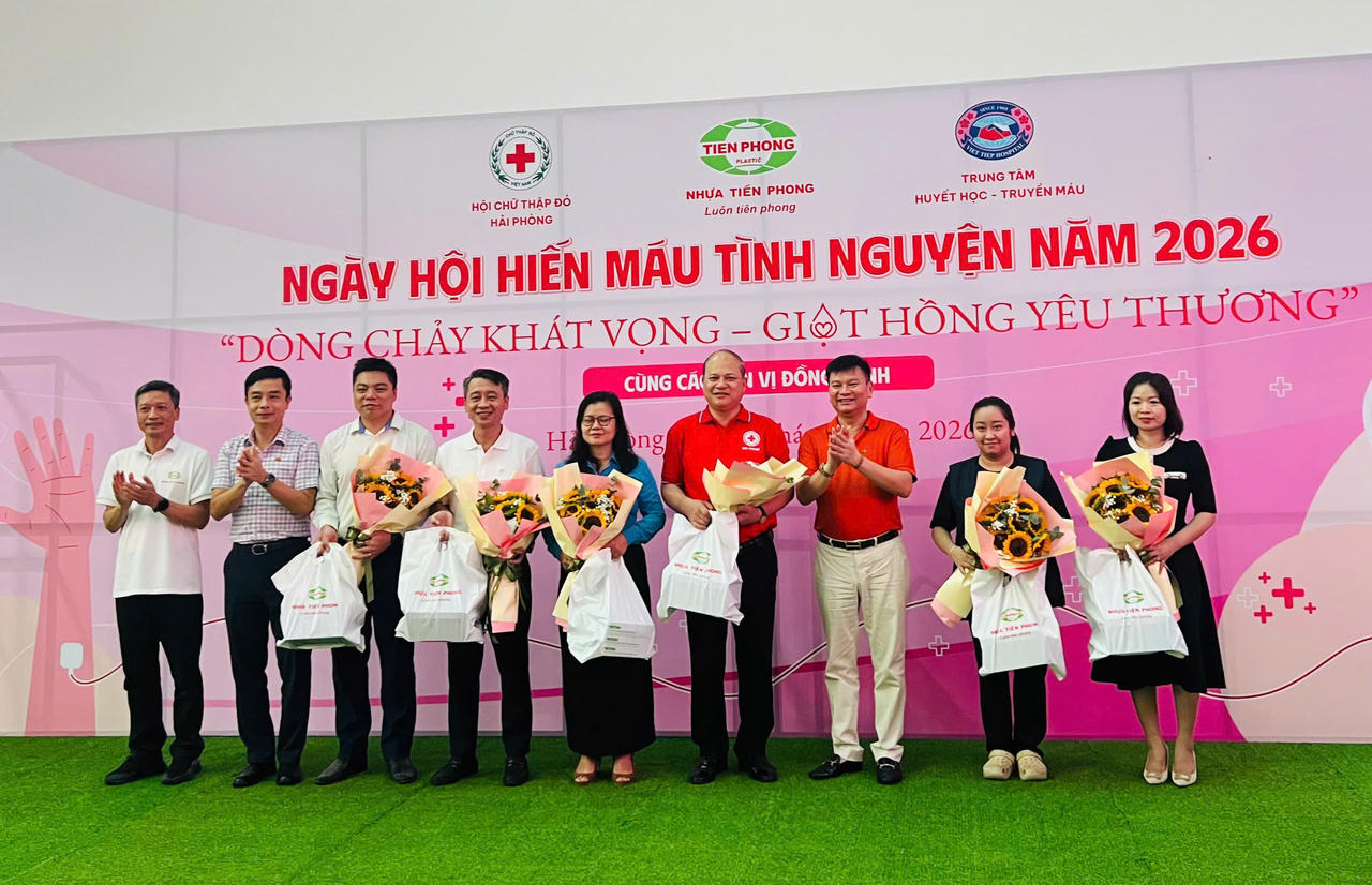 Nhựa Tiền Phong lan tỏa tinh thần sẻ chia qua Ngày hội hiến máu