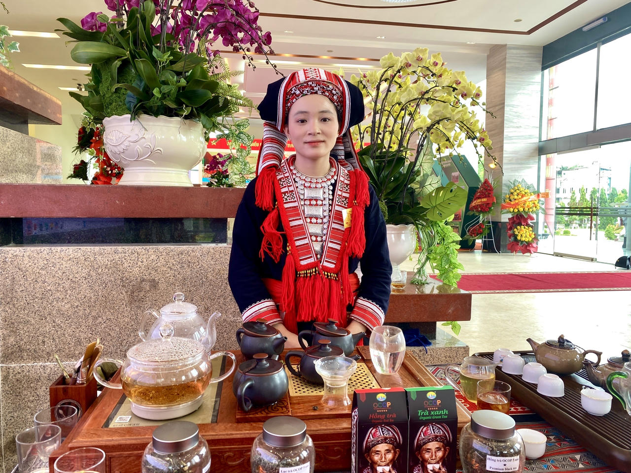 Cô gái dân tộc Giao - Tuyên Quang. (Ảnh: Lê Hanh)