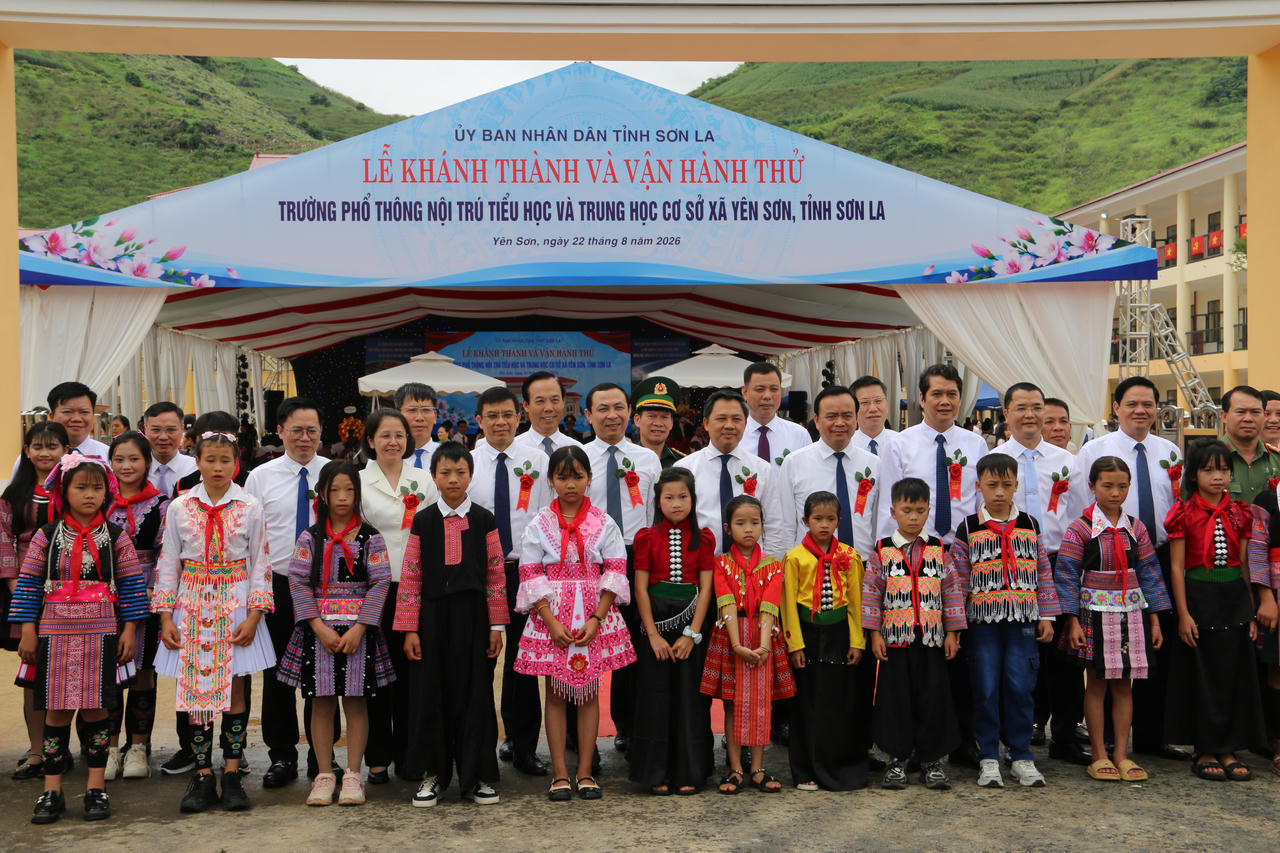 Khánh thành những ngôi trường mơ ước ở biên giới Sơn La
