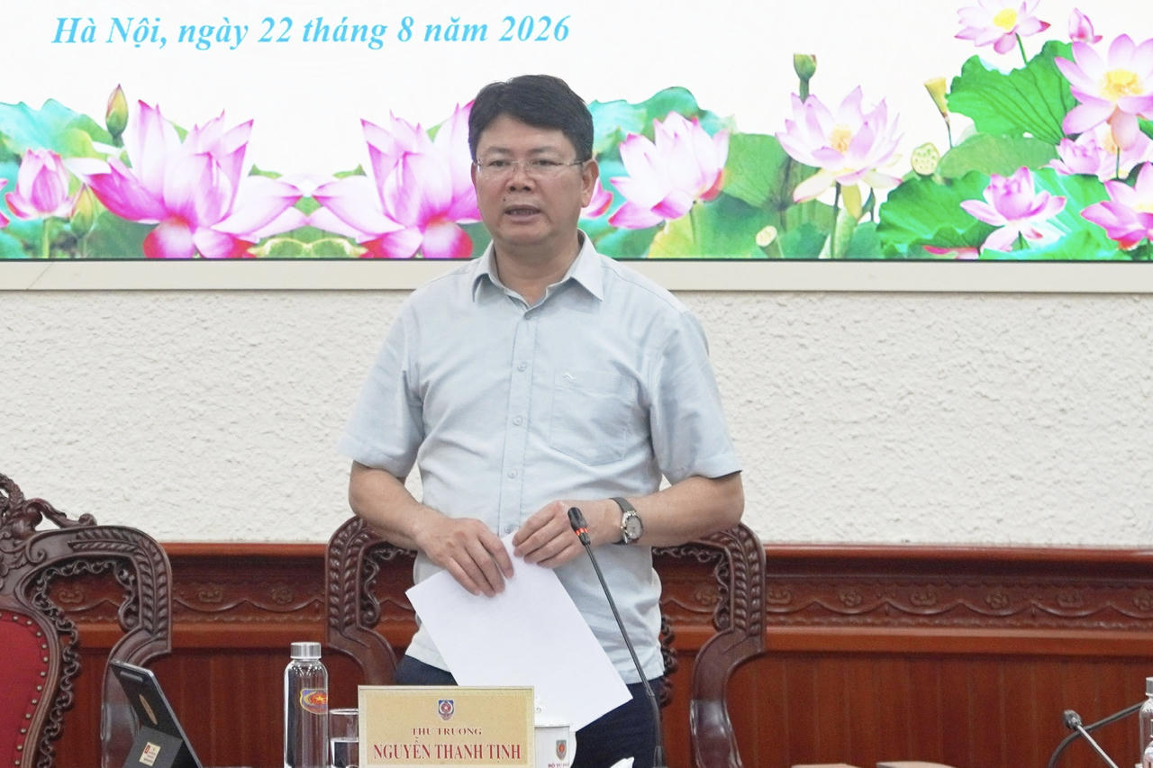  Thứ trưởng Nguyễn Thanh Tịnh phát biểu kết luận.