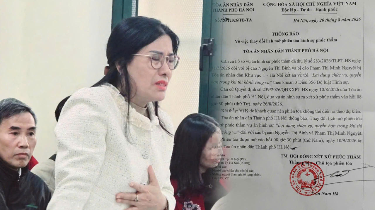 Vụ án dạy thêm tại Trường THCS Ba Đình (Hà Nội): “Dời” lịch xét xử phúc thẩm vì lý do khách quan Vụ án dạy thêm tại Trường THCS Ba Đình (Hà Nội): “Dời” lịch xét xử phúc thẩm vì lý do khách quan