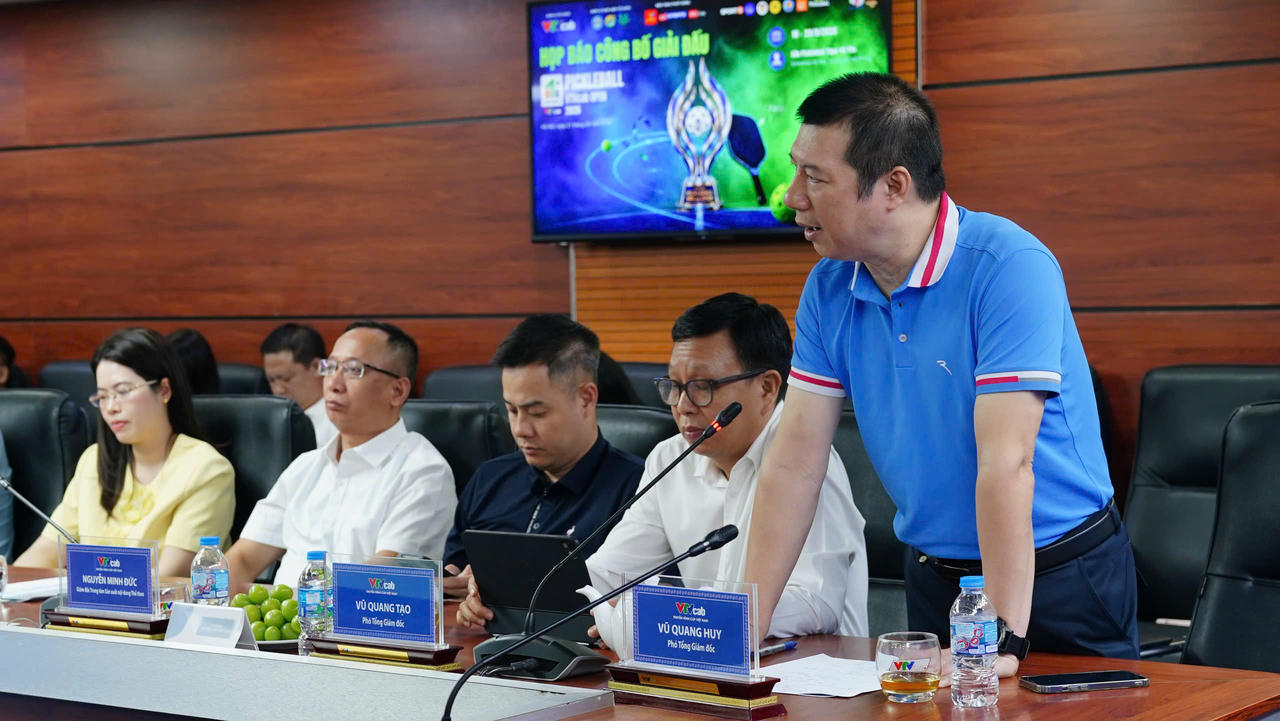Ông Vũ Quang Huy – Phó Tổng Giám đốc VTVcab, Trưởng Ban Tổ chức giải đấu.