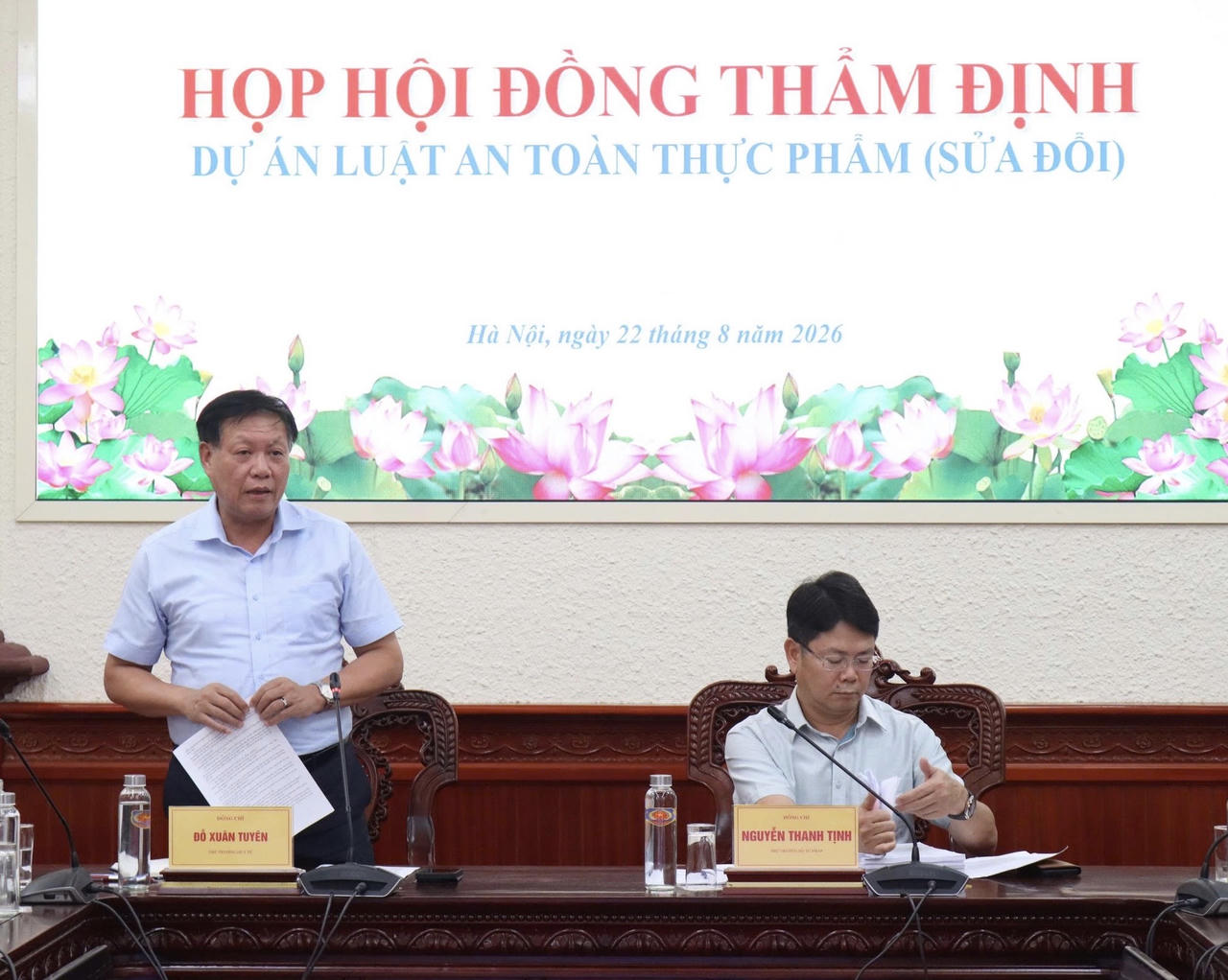 Thứ trưởng Bộ Y tế Nguyễn Xuân Tuyên phát biểu