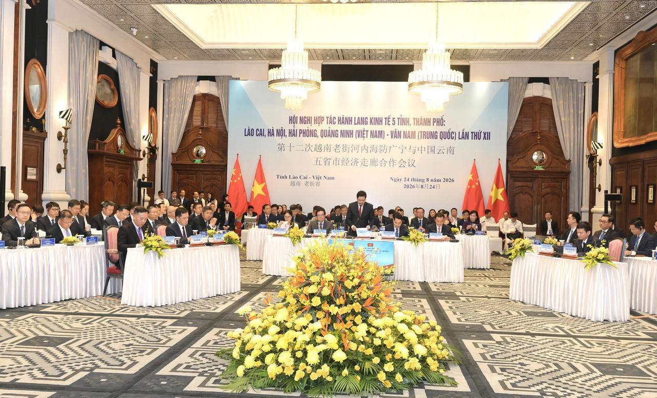 Thúc đẩy liên kết toàn tuyến hành lang kinh tế Lào Cai - Hà Nội - Hải Phòng - Quảng Ninh - Vân Nam