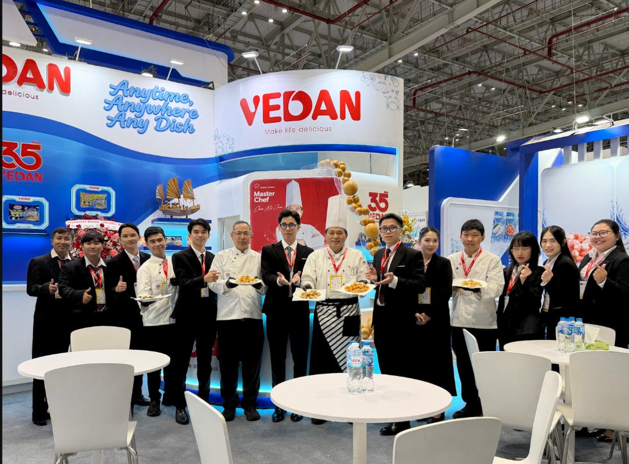 Vedan thúc đẩy giá trị gia tăng cho ngành thực phẩm đông lạnh tại Vietfish 2026