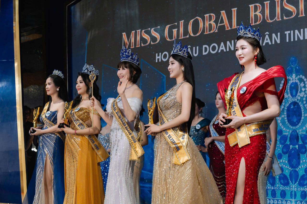 Trương Thị Thu Huyền đăng quang Miss Global Business Elite 2026