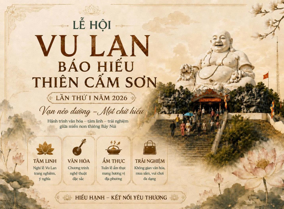 Vẻ đẹp thanh tịnh của non thiêng An Giang khơi gợi hành trình tìm về sự an nhiên trong tâm hồn
