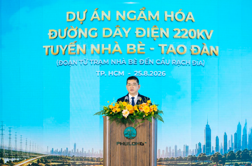 Ông Nguyễn Vũ Anh Tú – Tổng Giám đốc Phú Long chia sẻ về quá trình triển khai và những nỗ lực đưa dự án về đích vượt tiến độ.&nbsp;