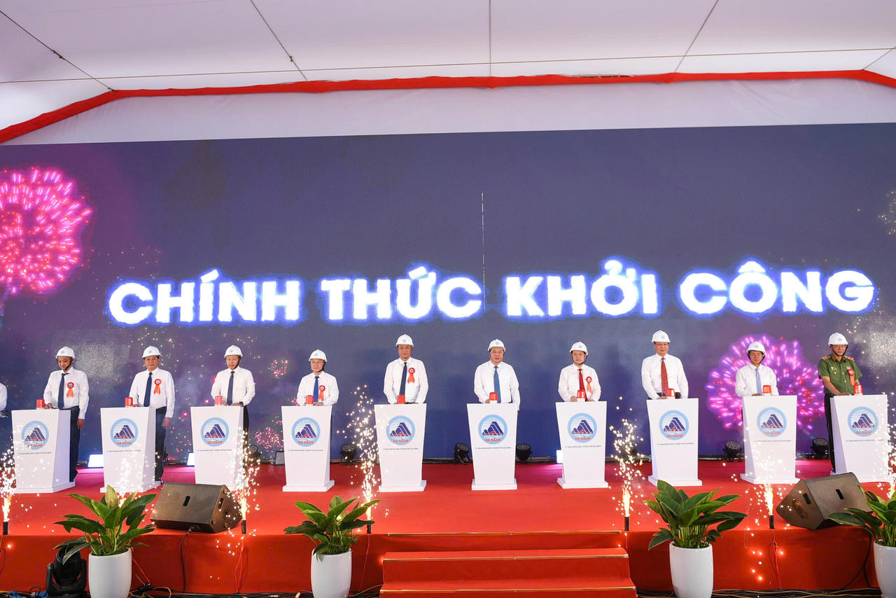 Dự án được triển khai tại phường Hòa Cường và phường Hòa Xuân, TP. Đà Nẵng, thuộc nhóm B, công trình giao thông cấp đặc biệt (Ảnh: Vân Anh)