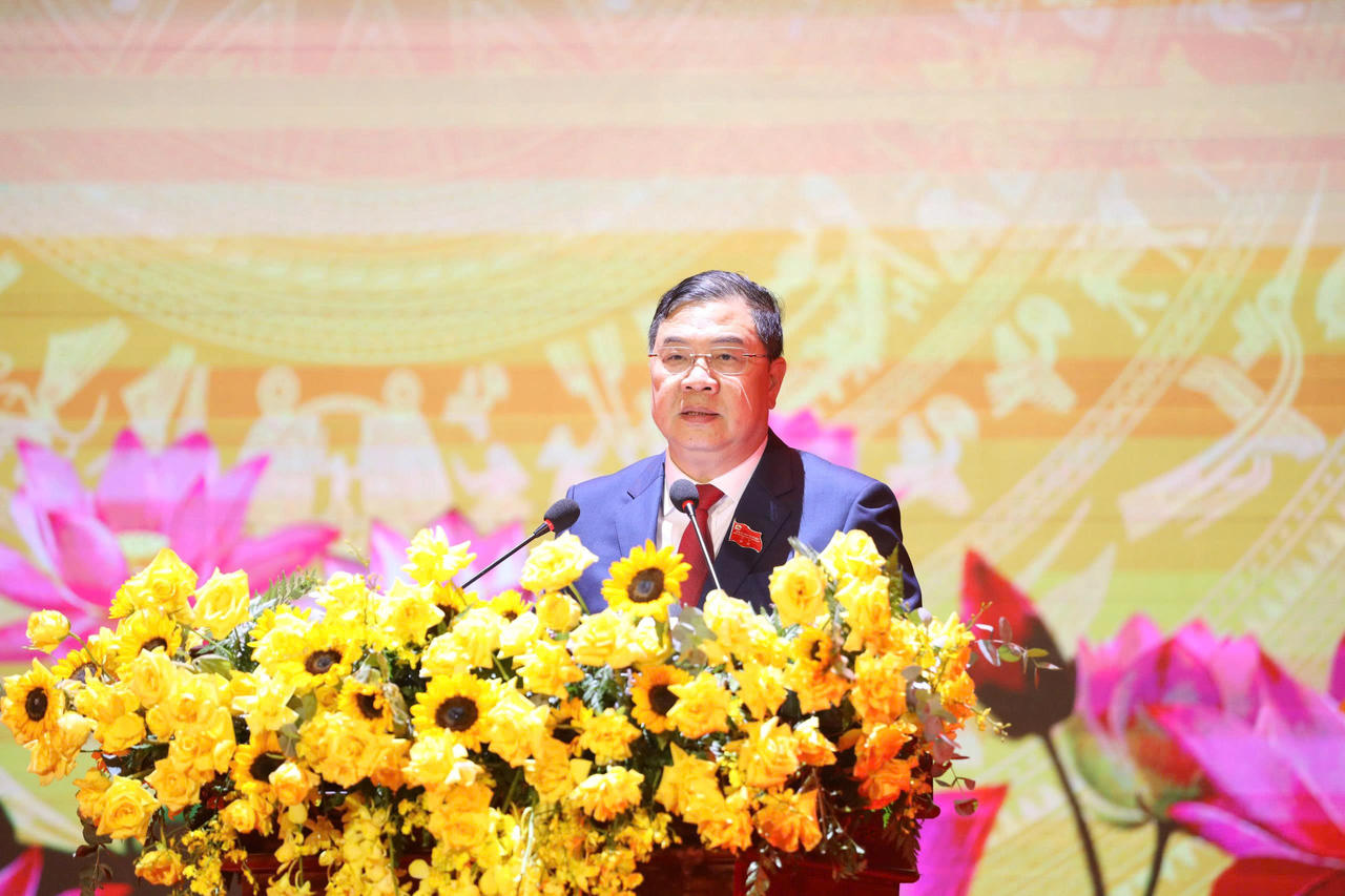 Ph&oacute; Thủ tướng Thường trực Ch&iacute;nh phủ Phạm Gia T&uacute;c ph&aacute;t biểu tại buổi lễ (ảnh V&acirc;n Anh)