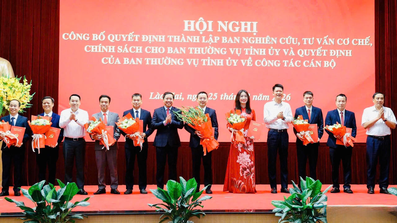 Lào Cai: Thành lập Ban Nghiên cứu, tư vấn cơ chế, chính sách cho Ban Thường vụ Tỉnh ủy