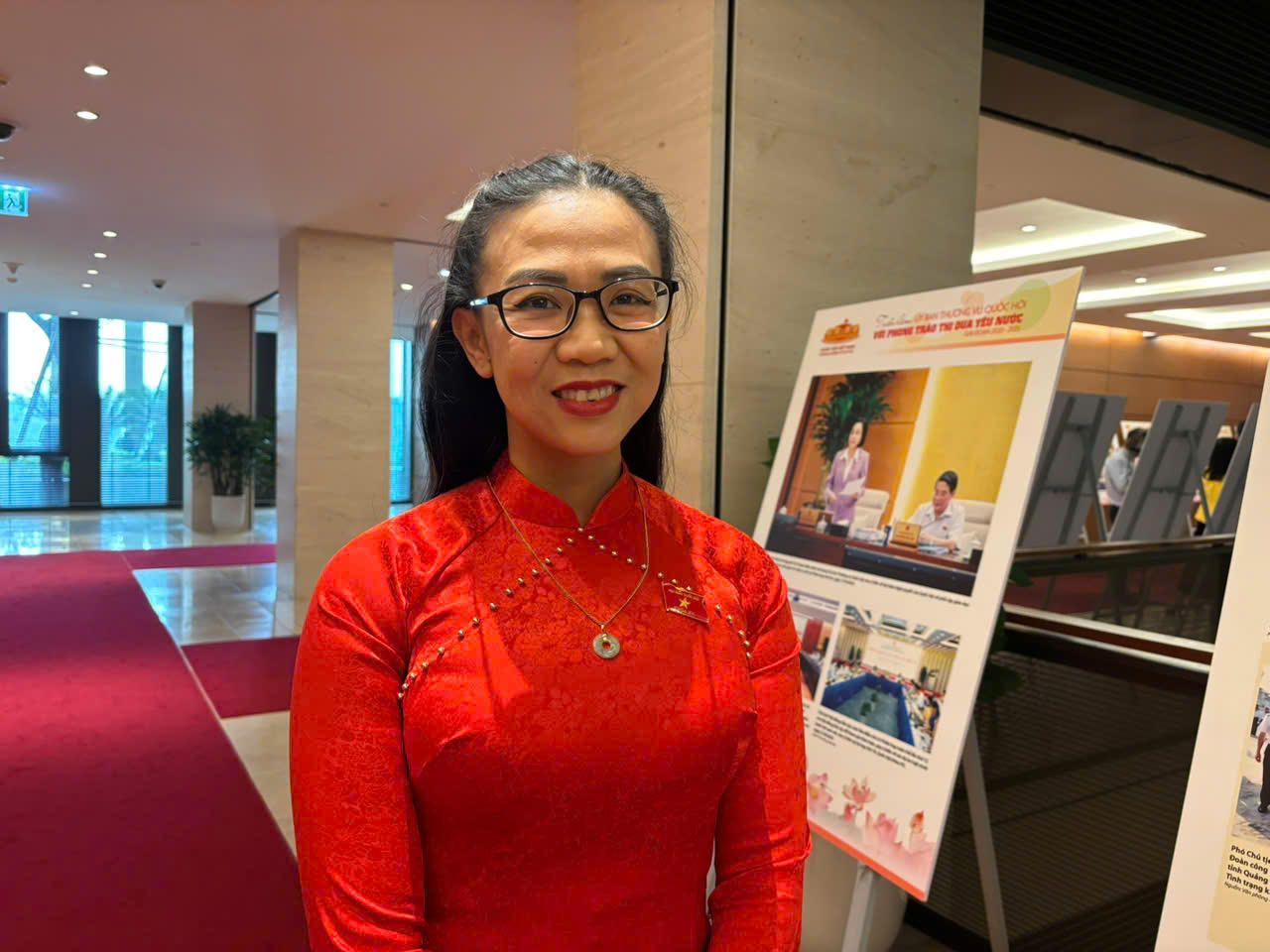 Đại biểu Trịnh Thị Tú Anh. (Ảnh: PV)