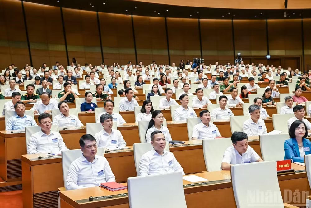 Các đồng chí cán bộ quy hoạch diện Ban Bí thư quản lý dự gặp mặt. Ảnh: nhandan.vn