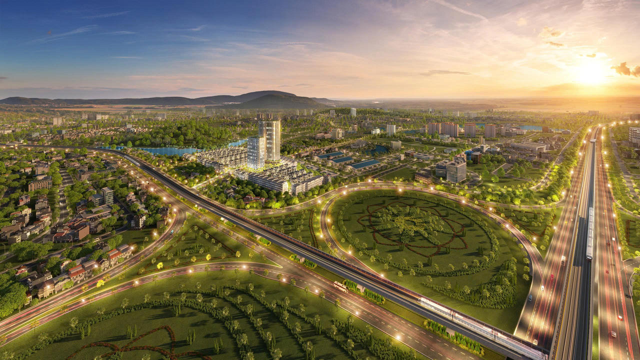 Hoa Lac Metro City được định hướng bổ sung một không gian an cư gắn với thương mại, dịch vụ và tiện ích, phục vụ cộng đồng đang làm việc và học tập tại đây