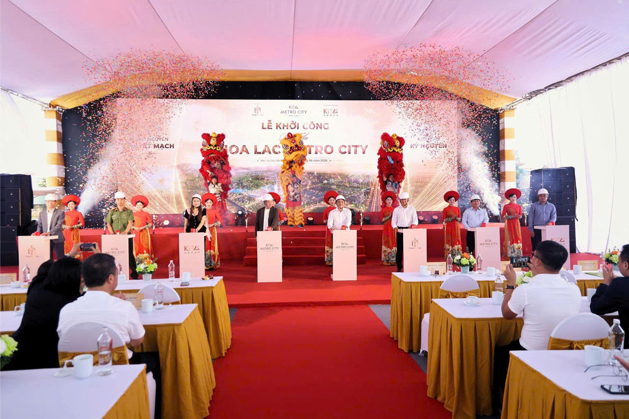 Dự án do KITA Group phát triển tại Hòa Lạc chính thức khởi công