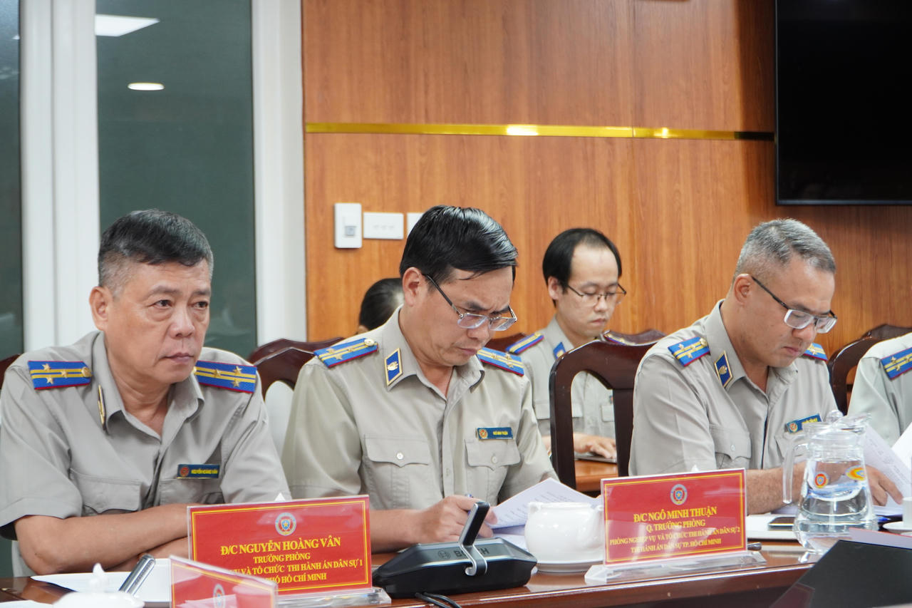 THADS Thành phố Hồ Chí Minh đối thoại với BIDV, tháo gỡ vướng mắc
 trong thi hành án tín dụng, ngân hàng
