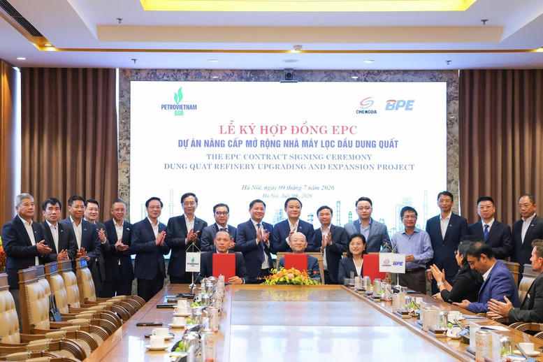 Hợp đồng EPC dự án được ký kết hồi đầu tháng 7/2026.