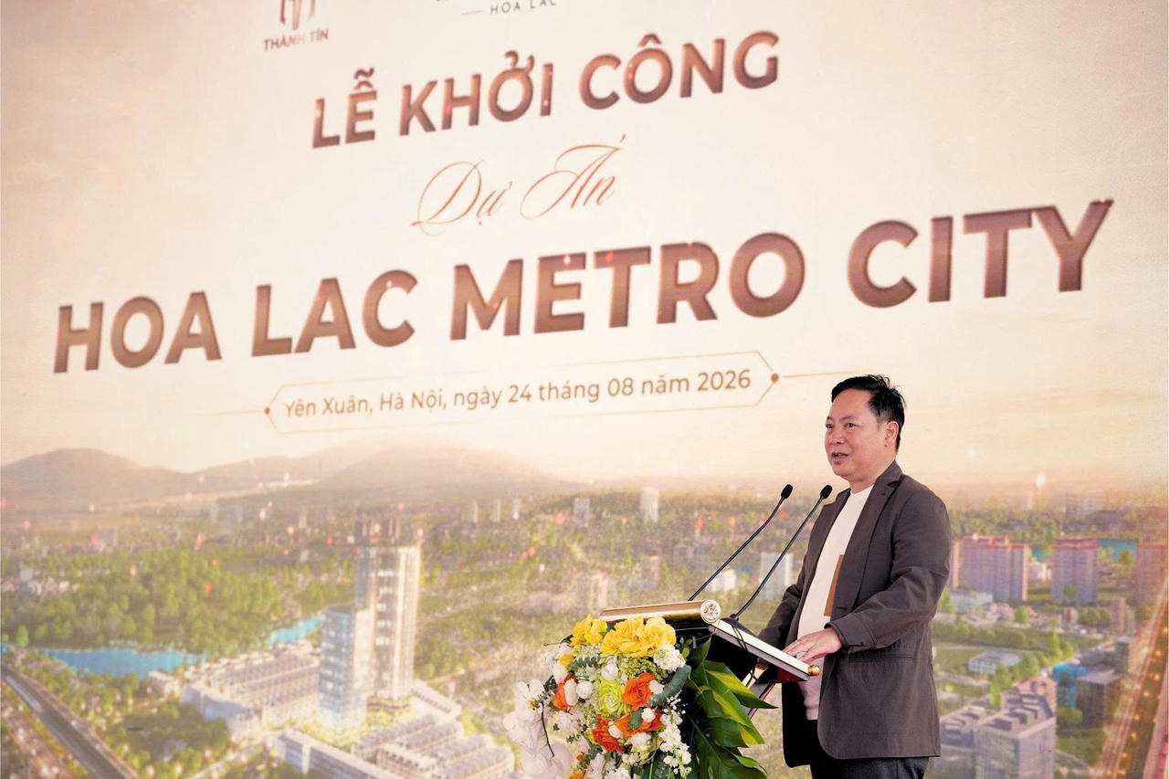 Ông Nguyễn Duy Kiên định hướng Hoa Lac Metro City sẽ đồng hành và cộng hưởng với tiến trình phát triển chung của khu vực