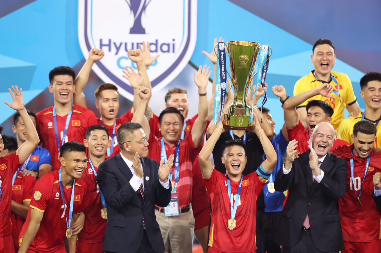 Quang Hải trở thành tuyển thủ Việt Nam đầu tiên có 3 lần giành chức vô địch ASEAN Cup. (Ảnh: Thanh Xuân)