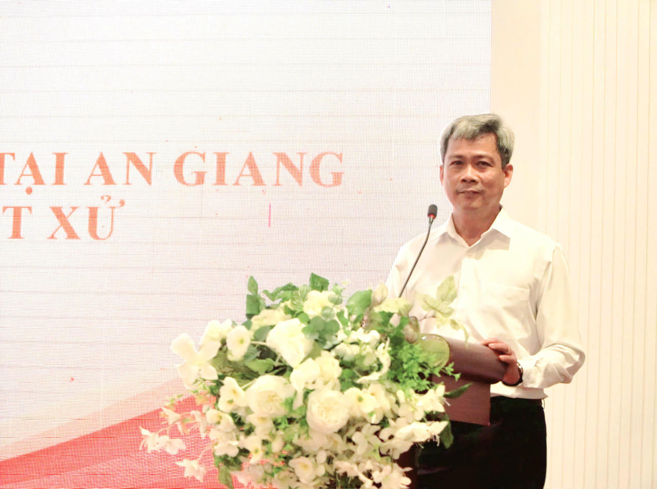 Chánh án TAND tỉnh An Giang Thái Rết phát biểu bế mạc