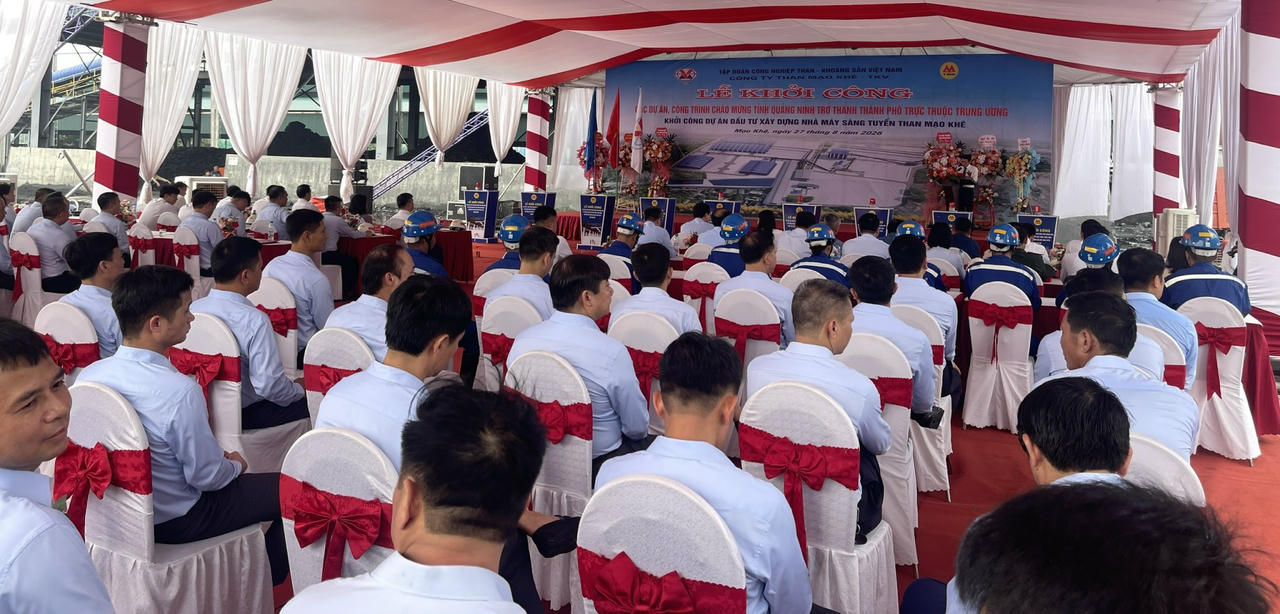Khởi công Nhà máy sàng tuyển than Mạo Khê
