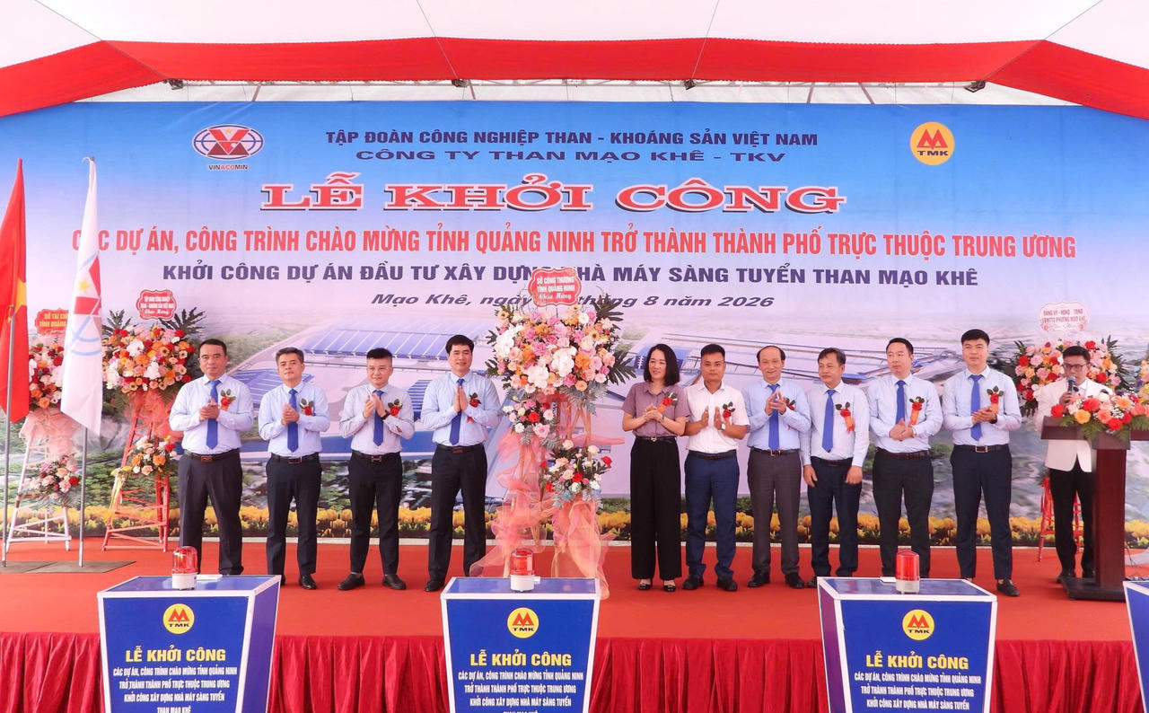 Khởi công Nhà máy sàng tuyển than Mạo Khê
