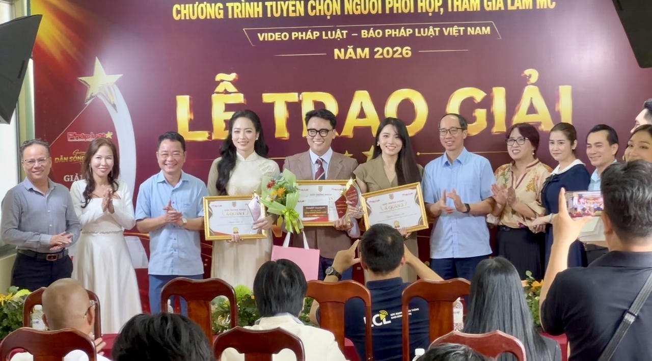 "Gương mặt Dẫn sóng Pháp luật 2026" đã tìm được chủ nhân các giải thưởng