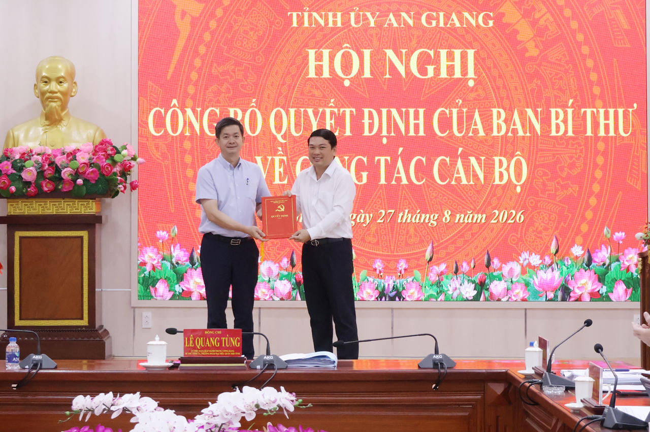 Phó Chủ tịch UBND tỉnh An Giang Lê Trung Hồ tham gia Ban Thường vụ Tỉnh ủy 