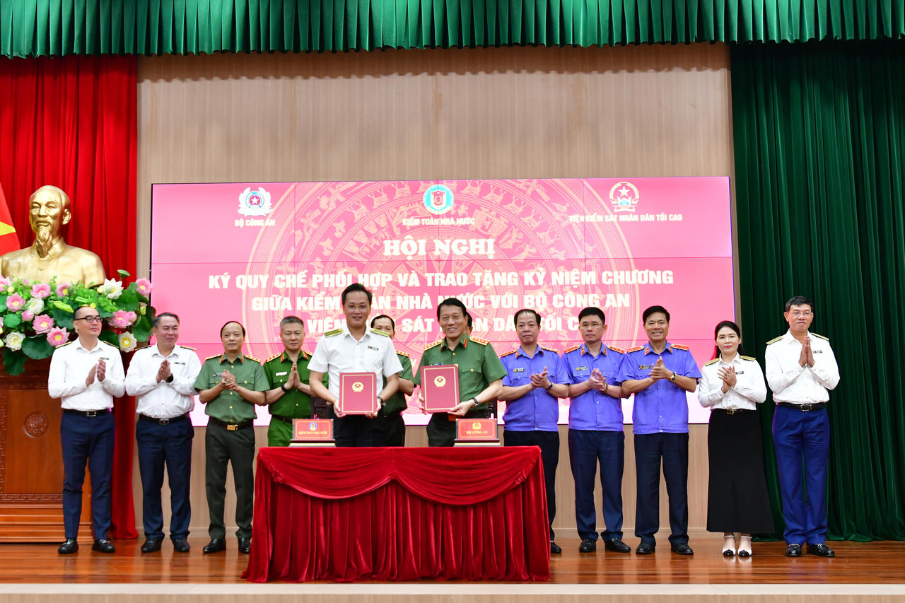 Kiểm toán nhà nước, Bộ Công an và Viện Kiểm sát nhân dân tối cao ký quy chế phối hợp
