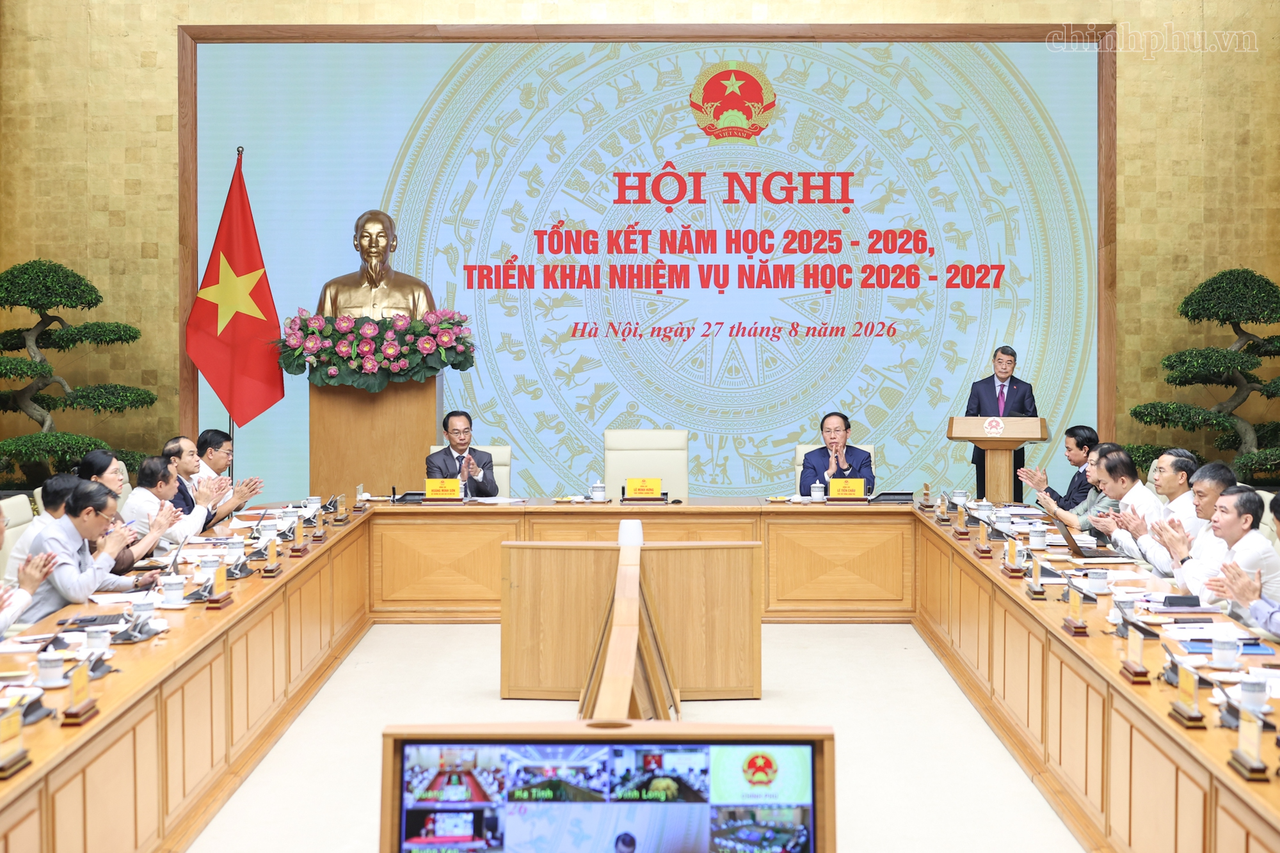 Năm học 2026 - 2027: Chuyển trạng thái từ tập trung xây dựng thể chế sang tổ chức thực hiện có hiệu quả Năm học 2026 - 2027: Chuyển trạng thái từ tập trung xây dựng thể chế sang tổ chức thực hiện có hiệu quả