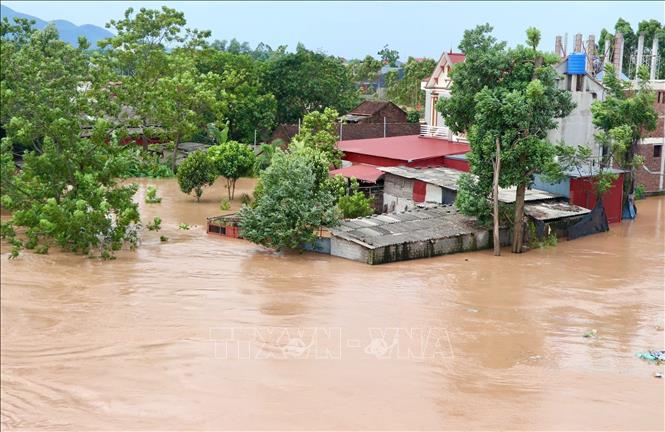 Lũ sông Thương còn trên báo động 2, cảnh báo ngập lụt nhiều khu vực