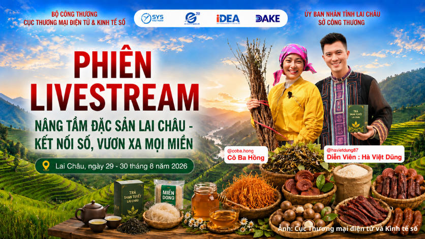Tối 29/8, loạt đặc sản Lai Châu được giới thiệu tới người tiêu dùng qua livestream